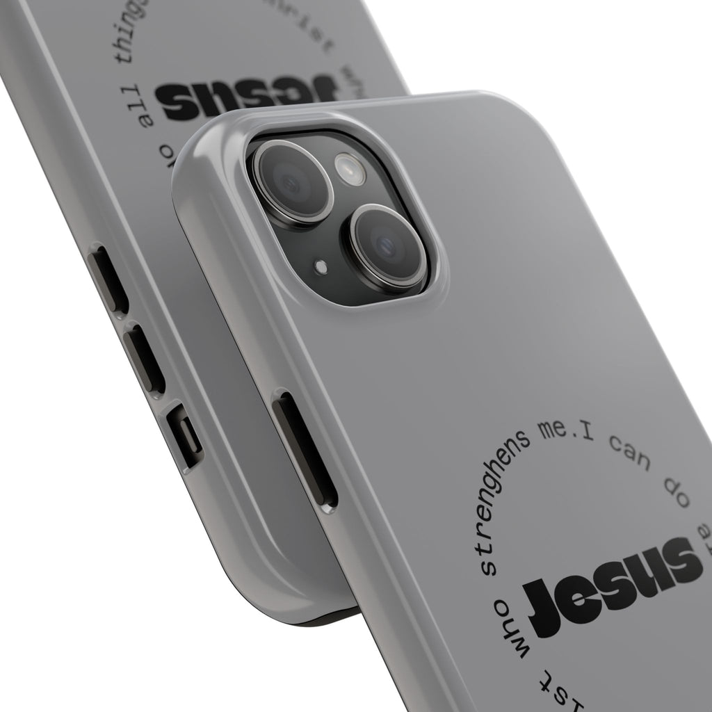 Inspirational Phone Case - Tough Jesus Design, Motivational Gift, Christian Accessories, Bible Verse Phone Cover, Faith-Based Phone [...]