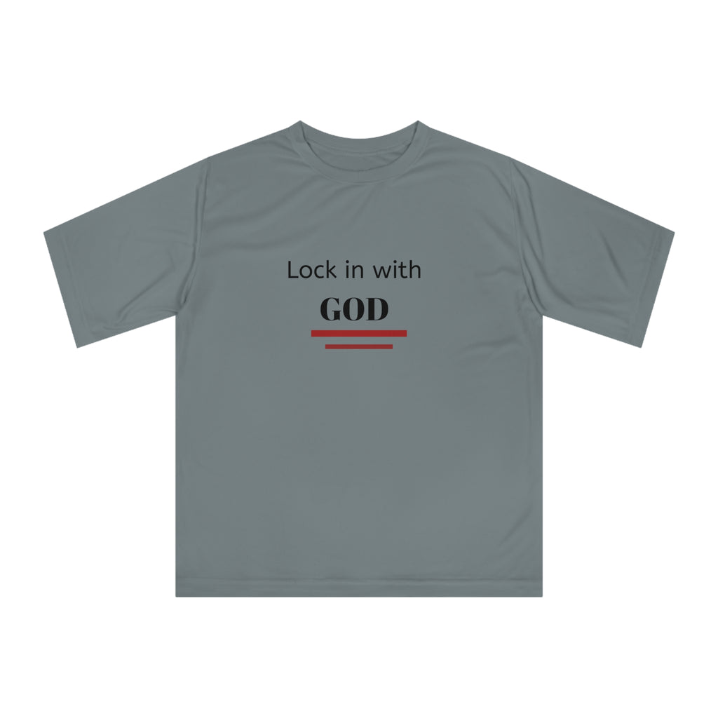 Performance T-Shirt, Motivational Workout Tee, Unisex Gym Apparel, Inspirational Fitness Shirt, Gift for Athletes, Faith-Based Sportswear