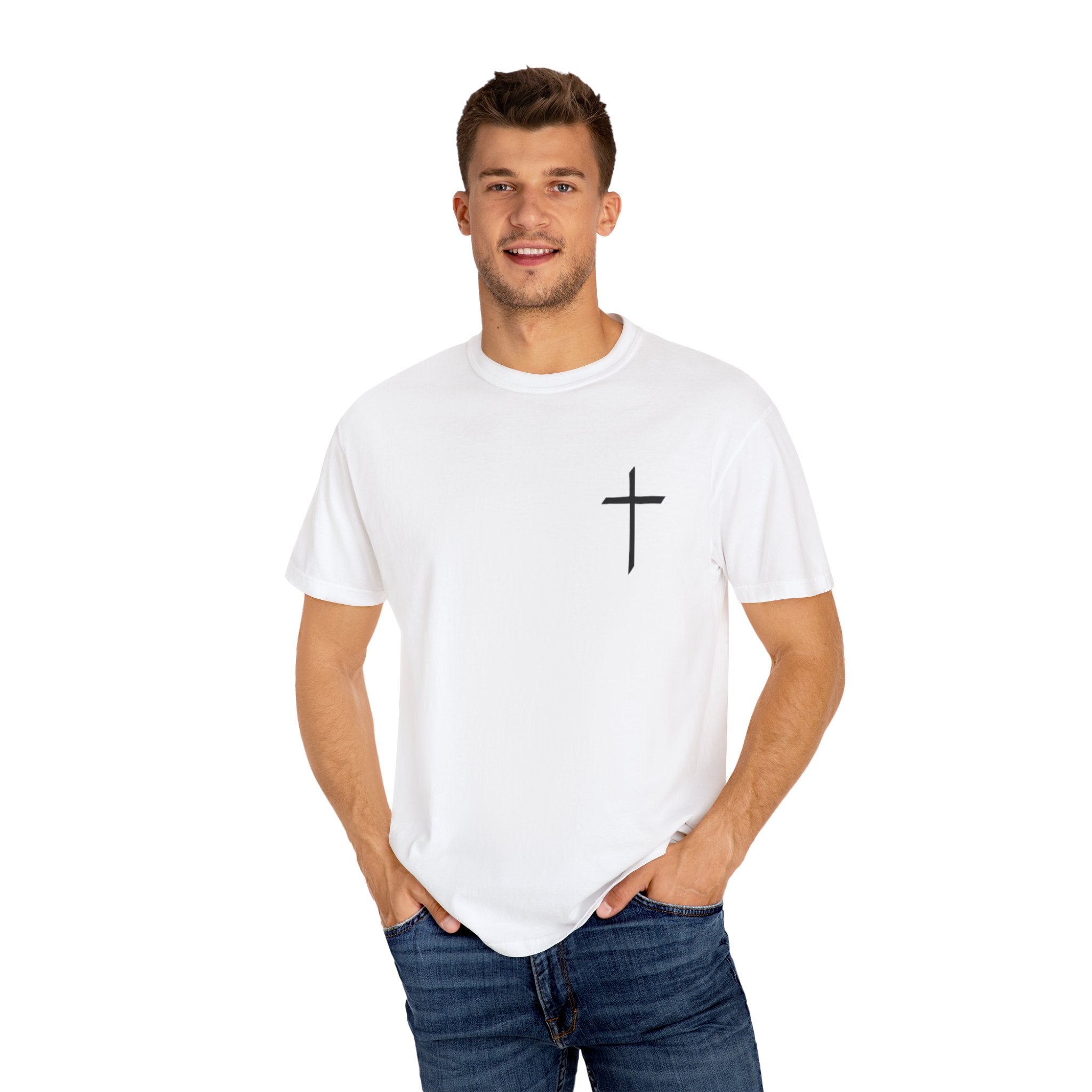 Faith-Inspired Unisex T-Shirt, Inspirational Christian Tee, Gift for Believers, Biblical Verse Shirt, Casual Everyday Wear