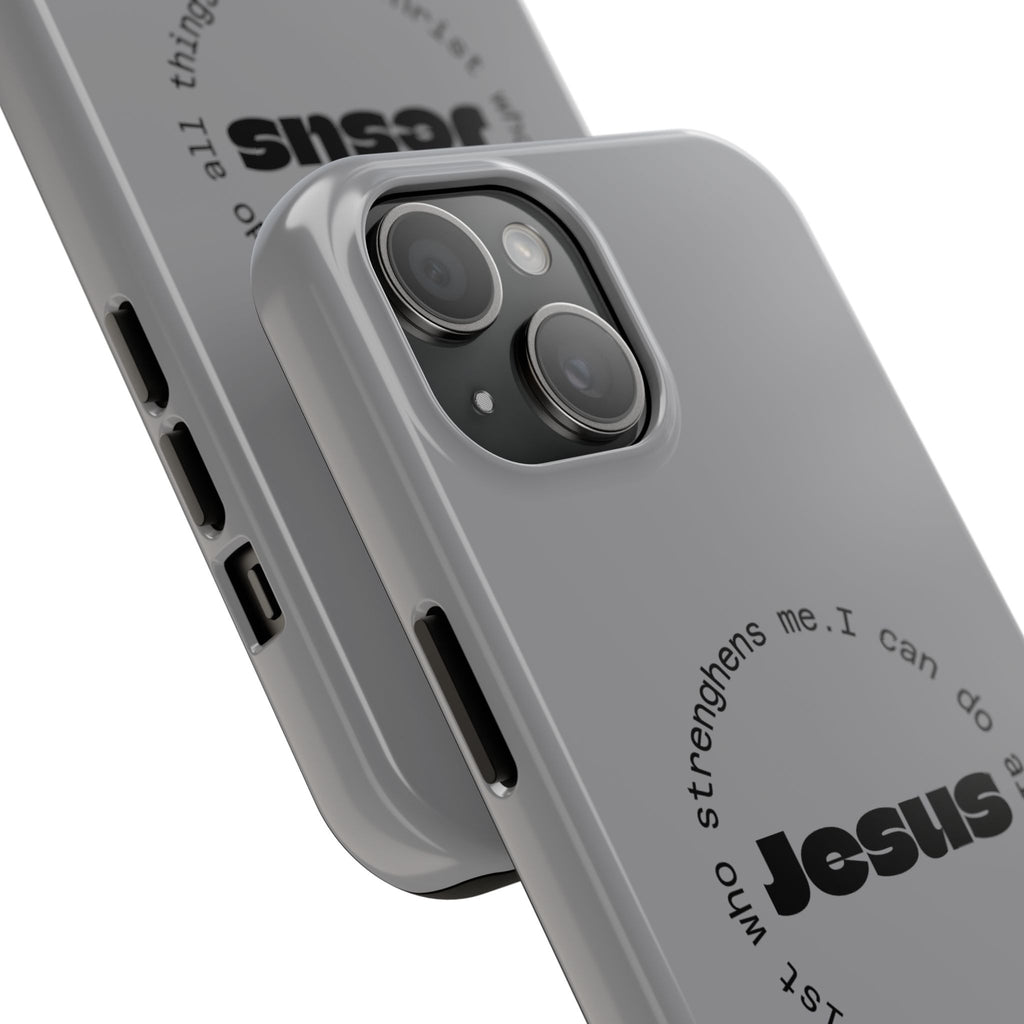 Inspirational Phone Case - Tough Jesus Design, Motivational Gift, Christian Accessories, Bible Verse Phone Cover, Faith-Based Phone [...]