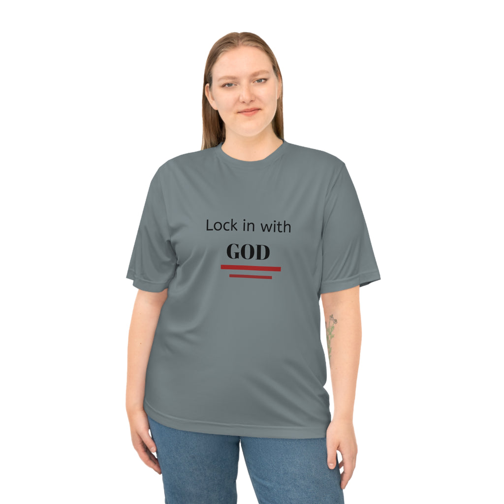 Performance T-Shirt, Motivational Workout Tee, Unisex Gym Apparel, Inspirational Fitness Shirt, Gift for Athletes, Faith-Based Sportswear