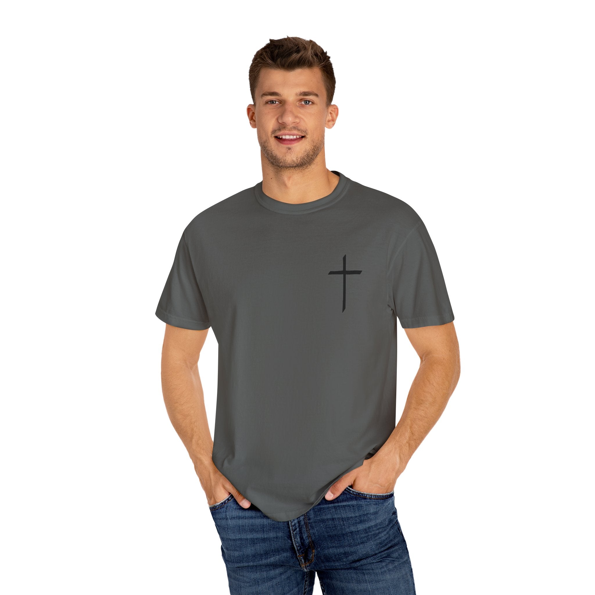 Faith-Inspired Unisex T-Shirt, Inspirational Christian Tee, Gift for Believers, Biblical Verse Shirt, Casual Everyday Wear
