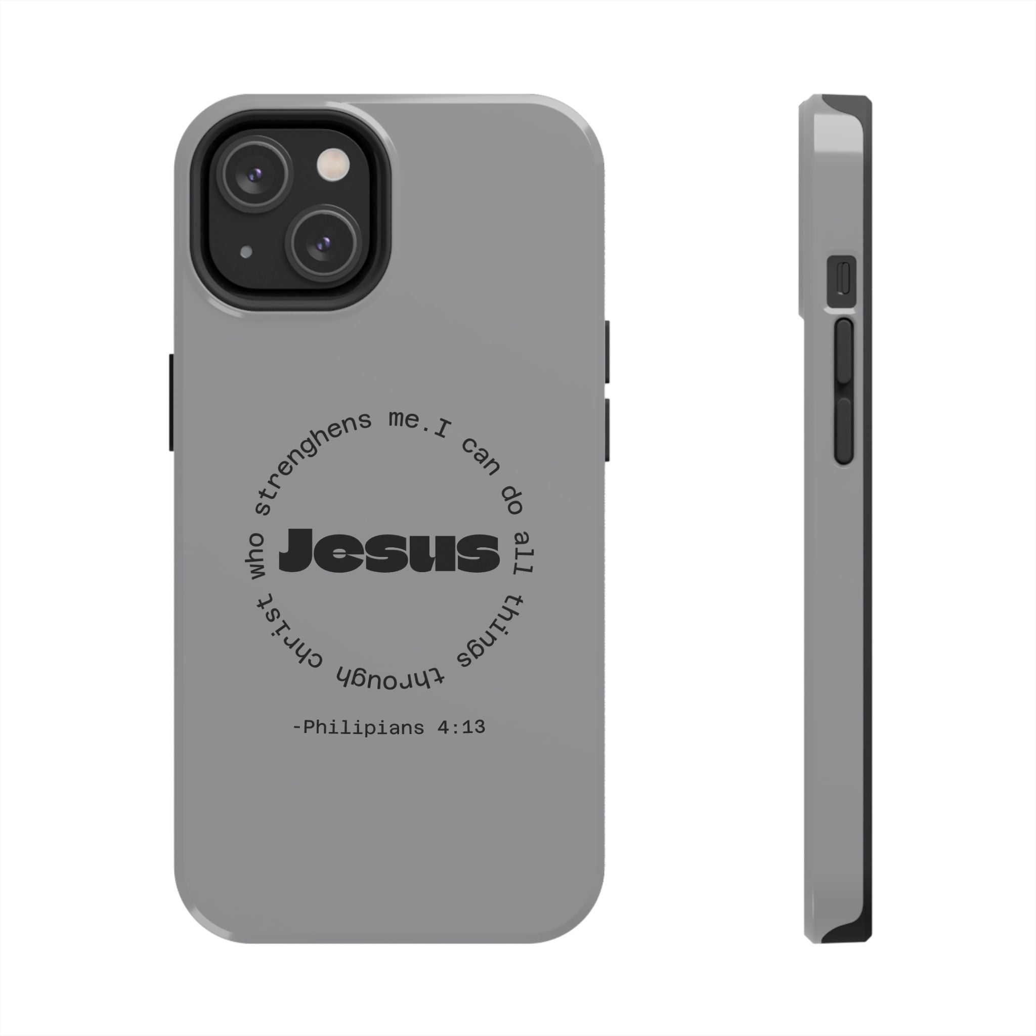 Inspirational Phone Case - Tough Jesus Design, Motivational Gift, Christian Accessories, Bible Verse Phone Cover, Faith-Based Phone [...]