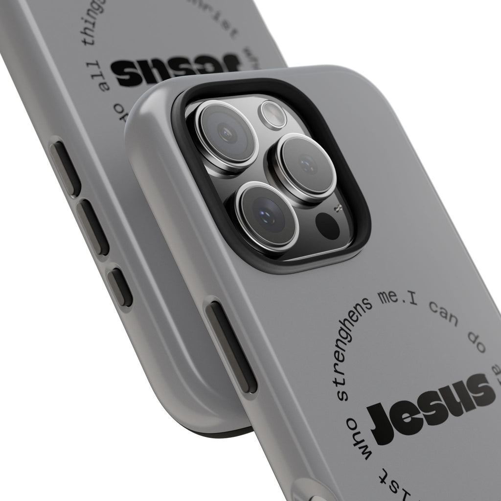 Inspirational Phone Case - Tough Jesus Design, Motivational Gift, Christian Accessories, Bible Verse Phone Cover, Faith-Based Phone [...]
